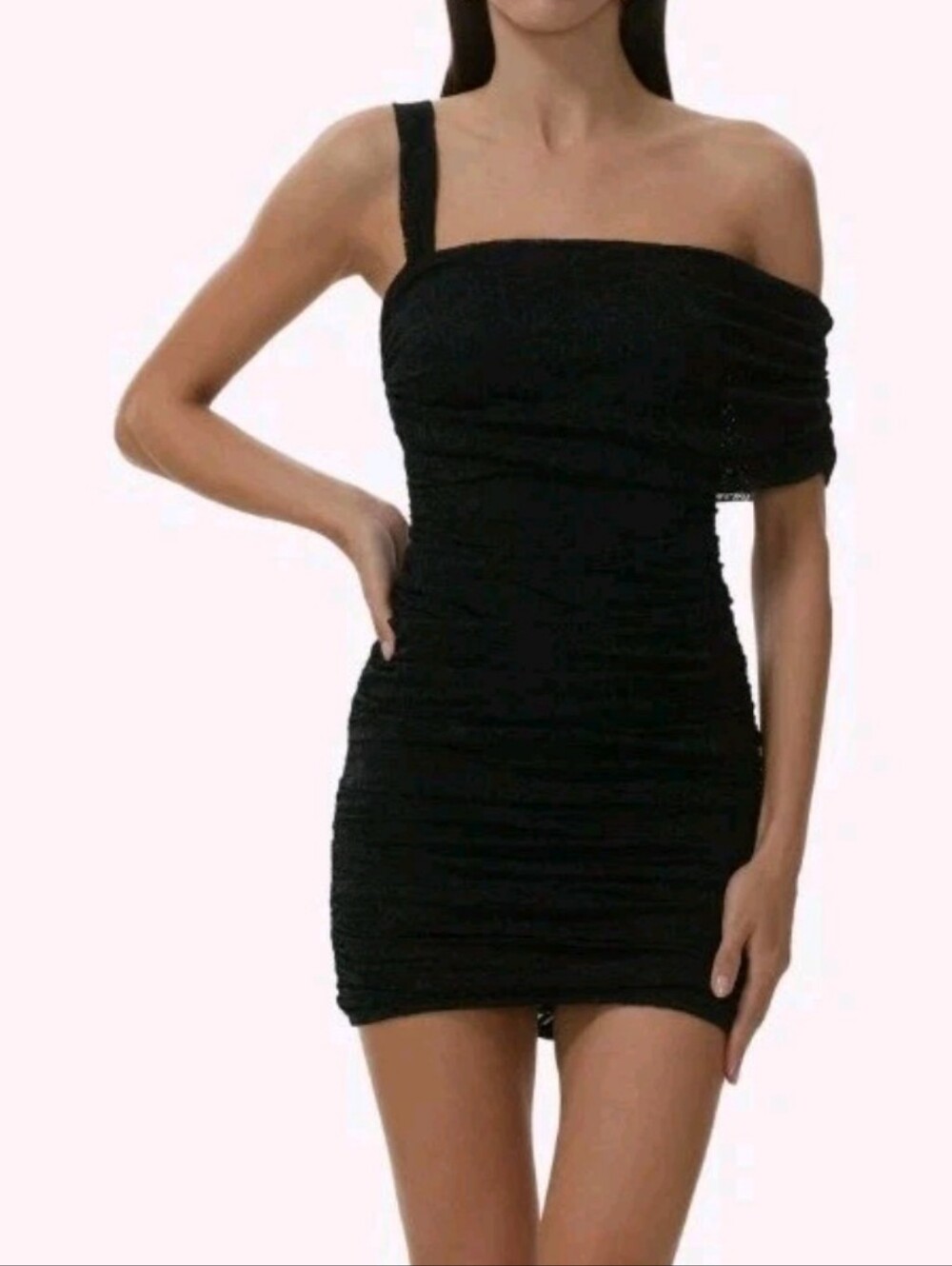 AFRM Black Otto Lace Minidress Msrp $118